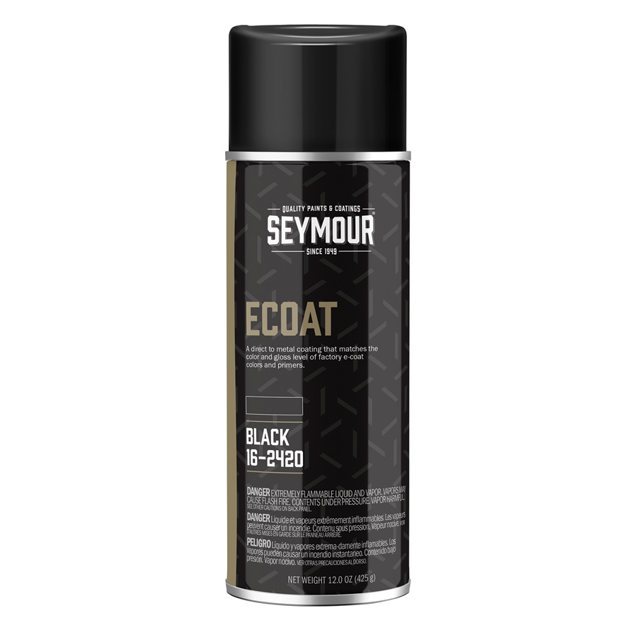 SEYMOUR® Auto & Collision E-Coat Primer - Black, 12 oz
